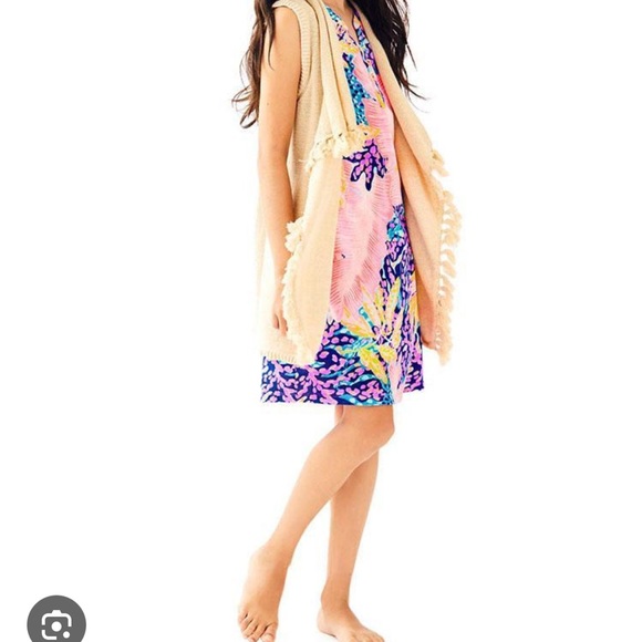 Lilly Pulitzer Other - Lilly Pulitzer Girls Mini Abbot Sweater Vest L 8/10